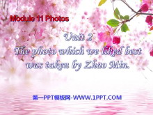 The photo which we liked best was taken by Zhao MinPhotos PPTμ3