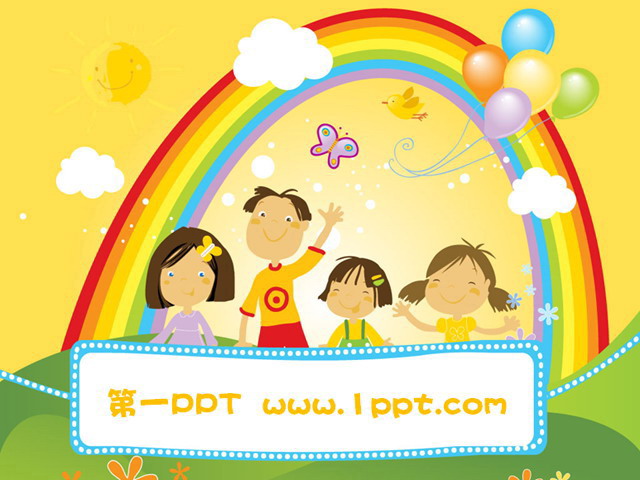 ͨһͯPPTģ