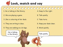 Work quietly!look match and say Flashμ
