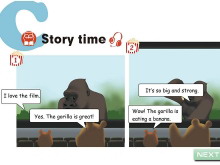 Work quietly!story time Flashμ