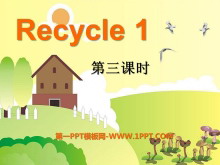 ˽̰PEP꼶Ӣϲᡶrecycle1PPTμ4
