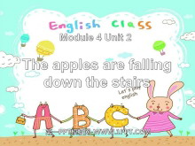 The apples are falling down the stairsPPTμ2
