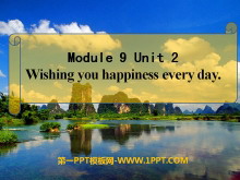 Wishing you happiness every dayPPTμ5
