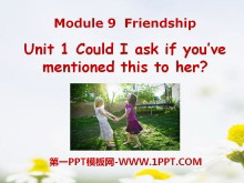 Could I ask if you