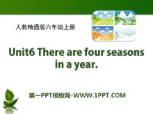 There are four seasons in a yearPPTμ2