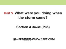 What were you doing when the rainstorm came?PPTμ12
