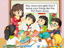 Is this your schoolbag?Flashμ